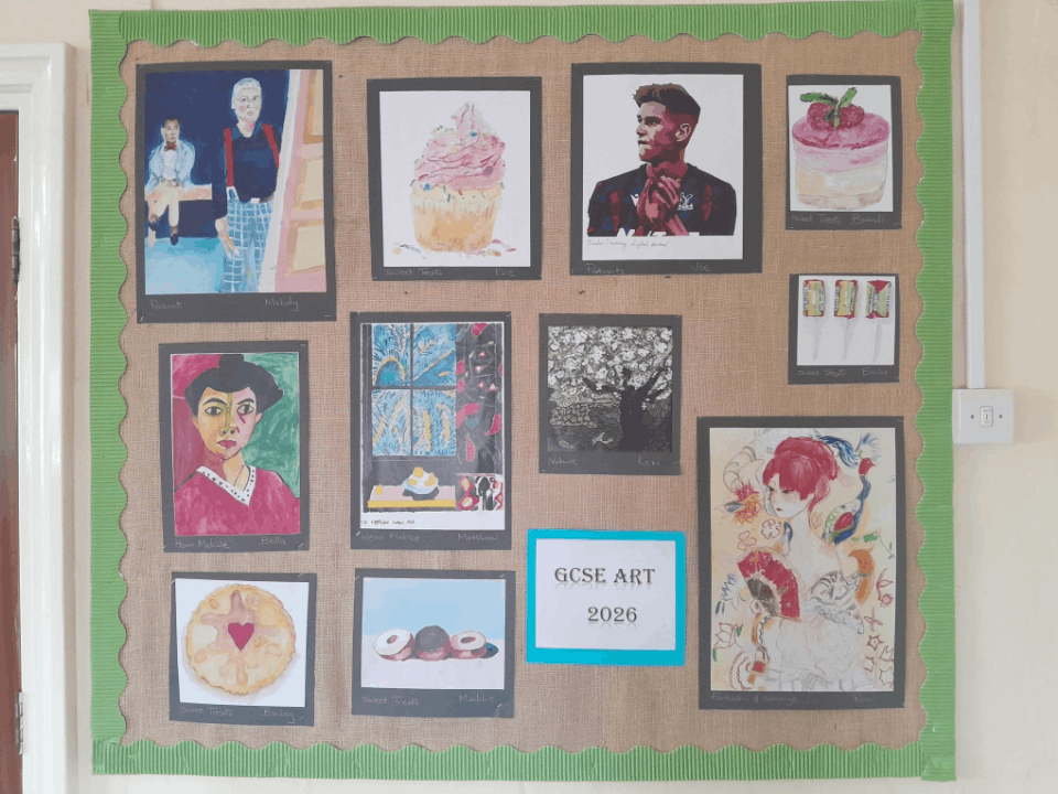 Outstanding GCSE Art coursework created by TLC School learners showcases creativity, technical skill and months of dedication ahead of examination board moderation.
